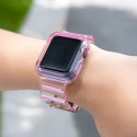 Fusion Light Set silikoonist kellarihm Apple Watchile 38mm / 40mm / 41mm punane