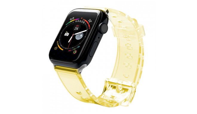Fusion Light silikoonist kellarihm Apple Watchile 38mm | 40mm | 41mm kollane
