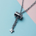 Fusion Metal Bracelet rihm kellaks Xiaomi Mi Band 3 / 4 / 5 / 6 hõbedane