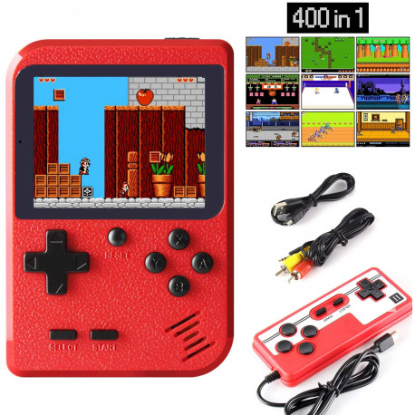 Goodbuy mängukonsool 400 mängu | 8-bitine | AV | + mängupult punane