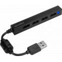 Speedlink USB hub Snappy Slim 4-port (SL-140000-BK)