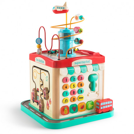 TOPBRIGHT in My busy city activity cube, 60 cm Developmental