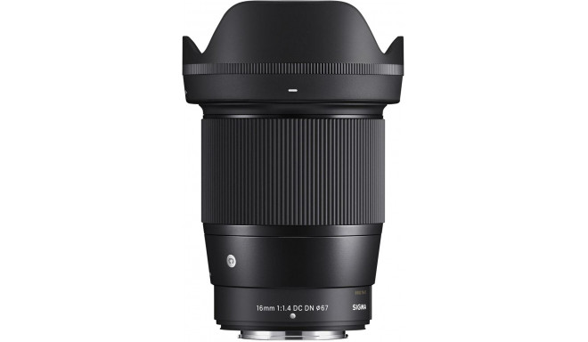 Sigma 16mm f/1.4 DC DN Contemporary lens for Fujifilm