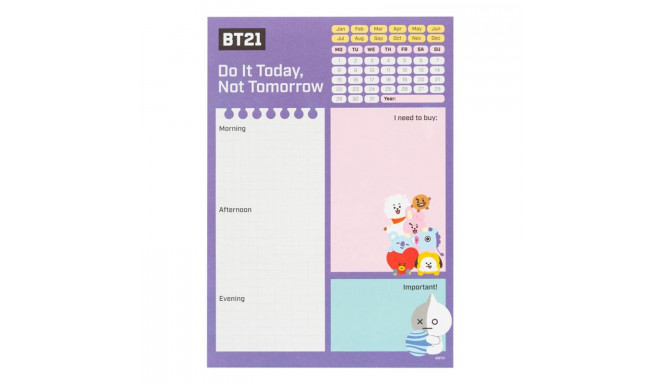 BT21 - Planner dzienny A5