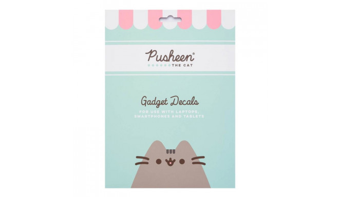 Pusheen - Zestaw 16 naklejek na laptopa / smartfona z kolekcji Foodie