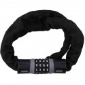 Dunlop - Bicycle Lock with Combination Chain (Black)