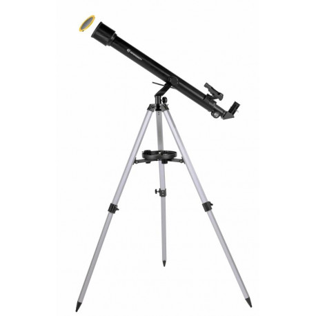 Telescope BRESSER Stellar 60/800 AZ with Smartphone Adapter and sun filter