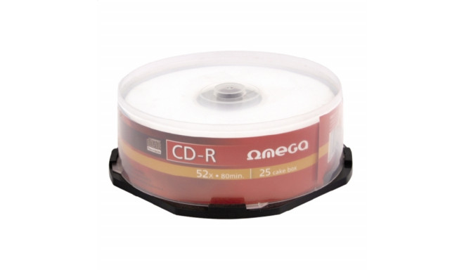 OMEGA CD-R 700MB 52X CAKE*25 [56303]