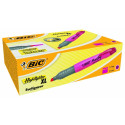 BIC Highlighter XL 2-5 mm, pink, Pouch 10 pcs 247130