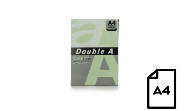 Colour paper Double A, 80g, A4, 500 sheets, Lagoon