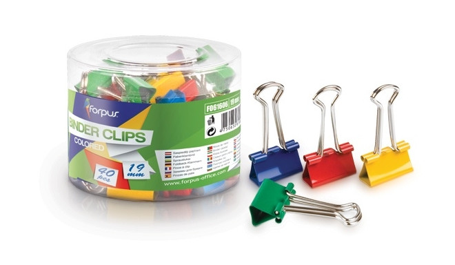 Forpus clips, 19mm, color (40) 1105-007