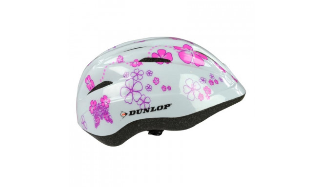 Dunlop - Kask dziecięcy (różowe kwiatki)