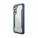 X-Doria Raptic Shield Pro - Case for Samsung Galaxy S22+ 5G (Antimicrobial Protection) (Iridescent)