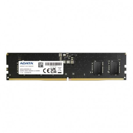 ADATA AD5U48008G-S memory module 8 GB 1 x 8 GB DDR5 4800 MHz ECC