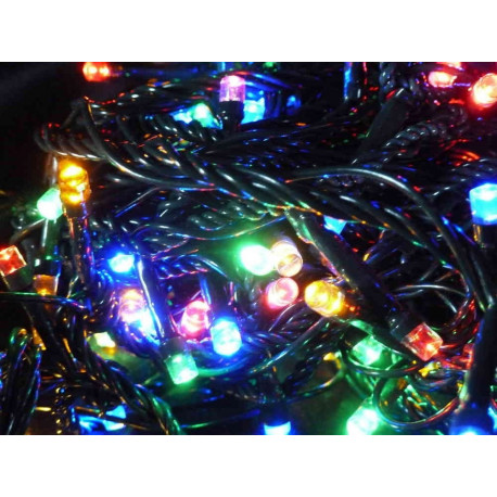 200 lambiga LED-jõulutuled, pikkus 18,7m., erinevad värvid