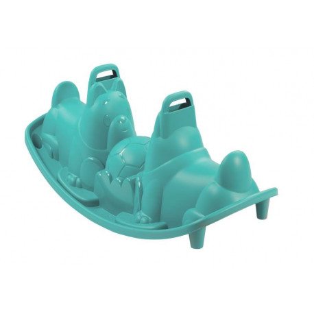 Blue dog rocker