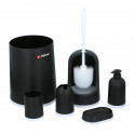 Alpina - bathroom set 6 items (black)