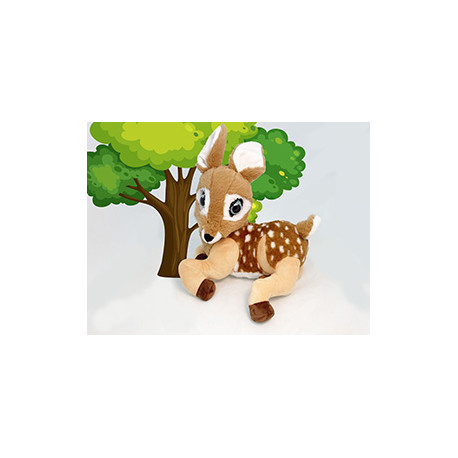 BAMBOLINA plush Daisy with moving glitter eyes and speaking three fairy tales, LV version, BD2021LV