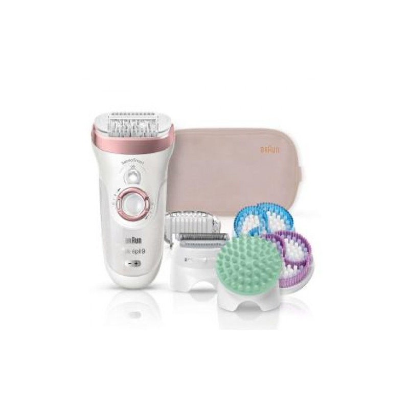 Braun Silk-épil 9 SkinSpa SensoSmart 9/970 Rose Gold,White 40 tweezers -  Epilators & other hair removal devices - Photopoint