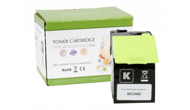 Compatible Static-Control Lexmark 802HK, Black, high yield, 4000 p. (80C2HC0)