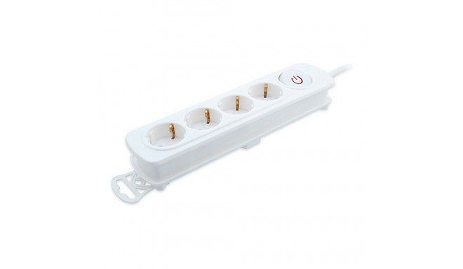 4-socket plugboard with power switch TM Electron 250 V