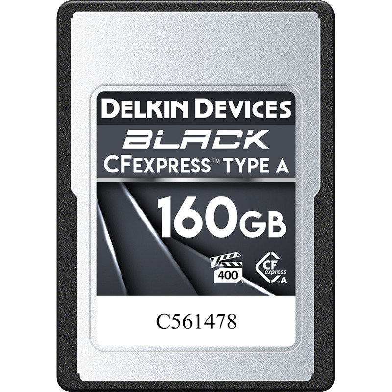 Delkin mälukaart CFexpress 160GB Black Type A