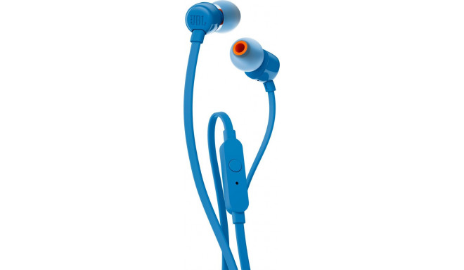 JBL kõrvaklapid + mikrofon T110, sinine