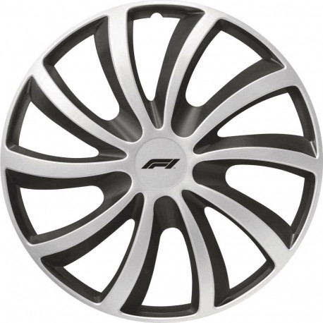 Mototransporta pārsegs FORMULA 1 10848 Sudrabs 15" 4 uds