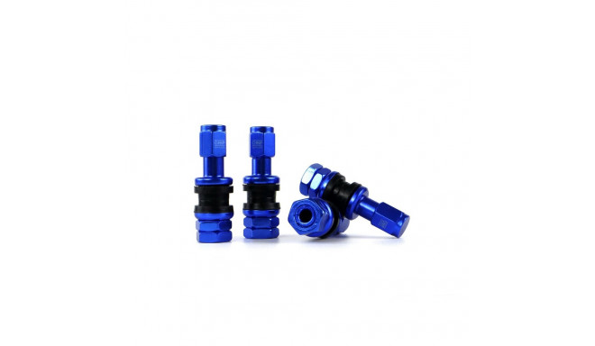 Valve OMP Blue Aluminium 4 uds