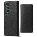 Ringke Folio Signature genuine leather case with flap for Samsung Galaxy Z Fold 3 black 