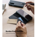 Ringke Folio Signature genuine leather case with flap for Samsung Galaxy Z Fold 3 black 