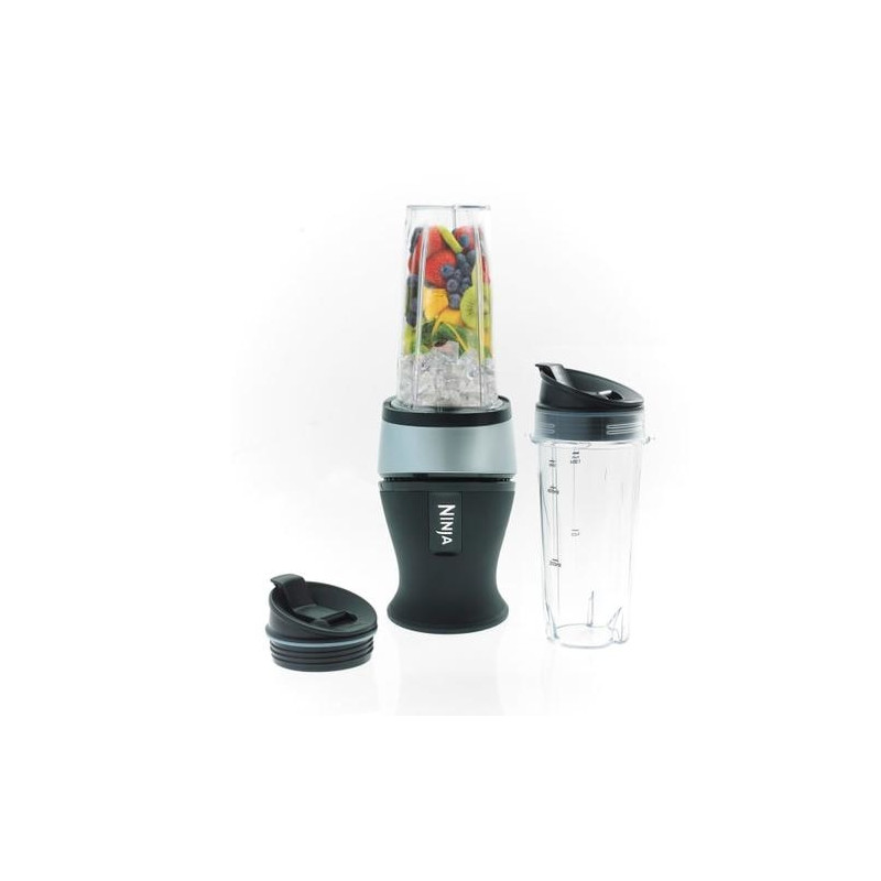 Ninja QB3001 0.47 L Tabletop blender 700 W Black Silver Mixers blenders Photopoint