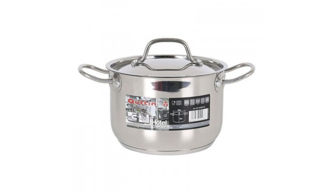 Stainless Steel Saucepan with Lid Quttin - ø 40 x 20 cm