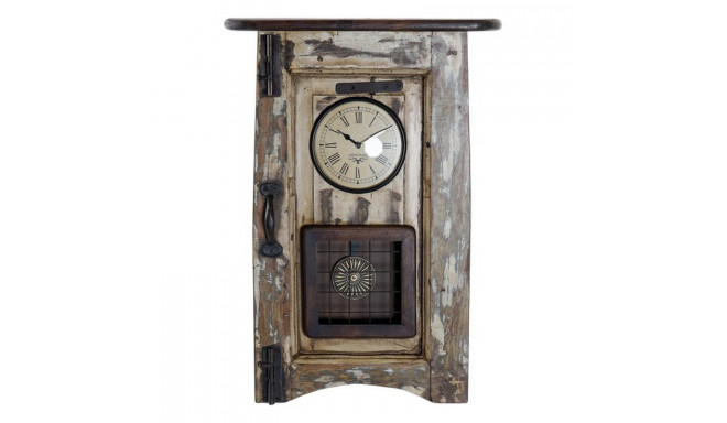 Sienas pulkstenis DKD Home Decor Svārsts Pārstrādāta Koks (45 x 10 x 65 cm)