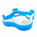 Inflatable Paddling Pool for Children Intex 4 seats 990 l (229 x 229 x 66 cm)