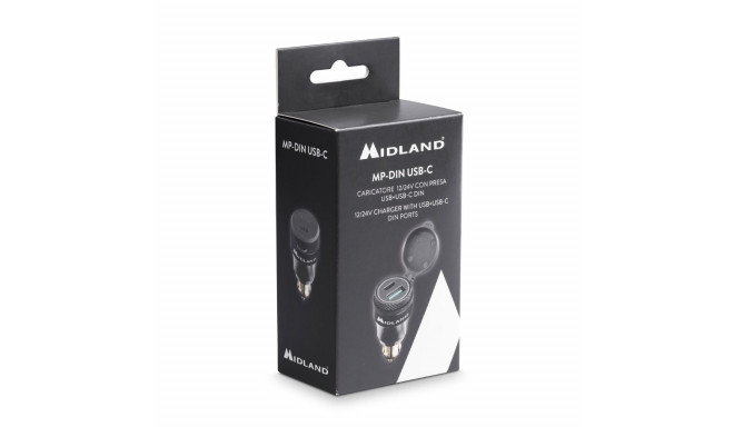 MidlandMP-DIN-USB-C power supply 12/24V USB+USB-C