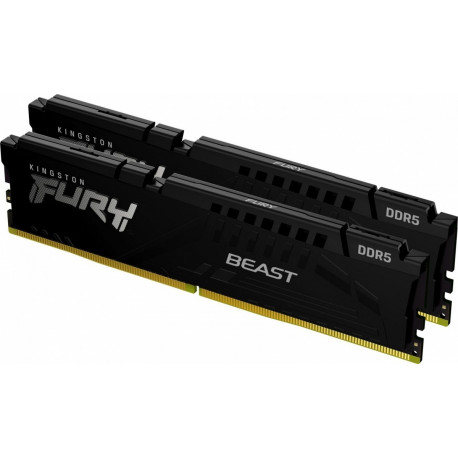 Memory DDR5 Fury Beast 16GB(2* 8GB)/5200 CL40 black
