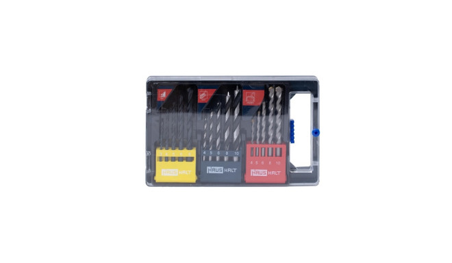 COMBO DRILL SET HSS+WOOD+MASONRY 15PCS