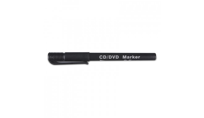 Marker Donau CD/DVD,  joon 0,3mm, must