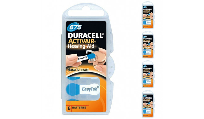 Duracell PR44 | V675AT | DA675 | Zinc Air 1.45V Hearing Device Battery (6 pcs)