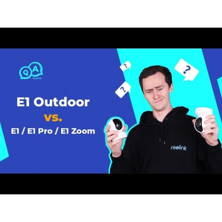 Valvekaamera Reolink E1 Outdoor Dual Band WiFi-ga 5MP, PTZ, 3 X Zoom, isiku ja sõiduki tuvastusega,