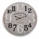 Wall Clock MDF Wood (4,5 x 60 x 60 cm)