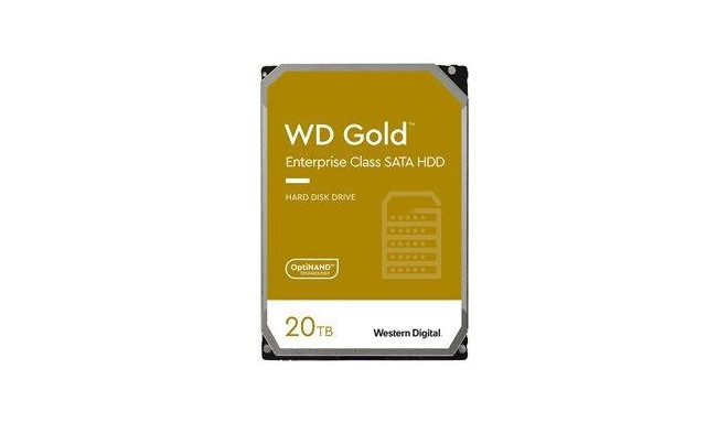 HDD|WESTERN DIGITAL|Gold|20TB|SATA|512 MB|7200 rpm|WD201KRYZ