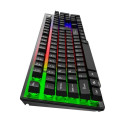 KRUX Solar keyboard USB QWERTY Black