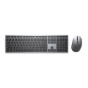 DELL KM7321W keyboard RF Wireless + Bluetooth QWERTZ Czech, Slovakian Grey, Titanium