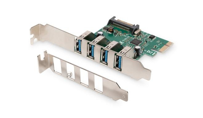 Digitus 4-Port USB 3.0 PCI Express Add-on Card