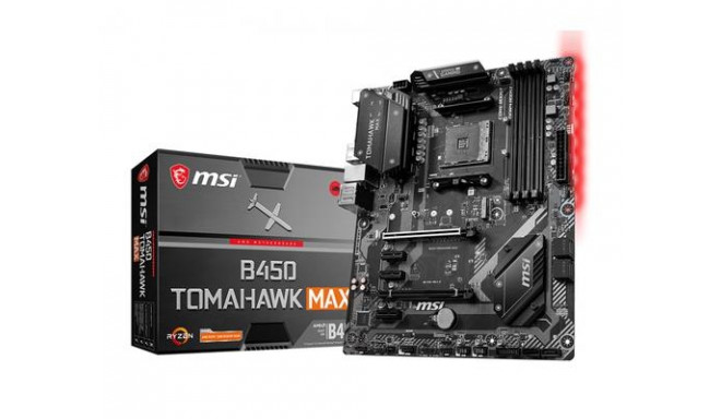 MSI B450 TOMAHAWK MAX motherboard AMD B450 Socket AM4 ATX