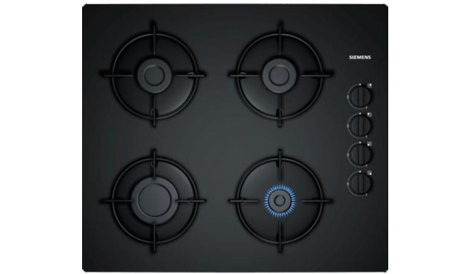 Siemens EO6B6PB10 hob Black Built-in Gas 4 zone(s)
