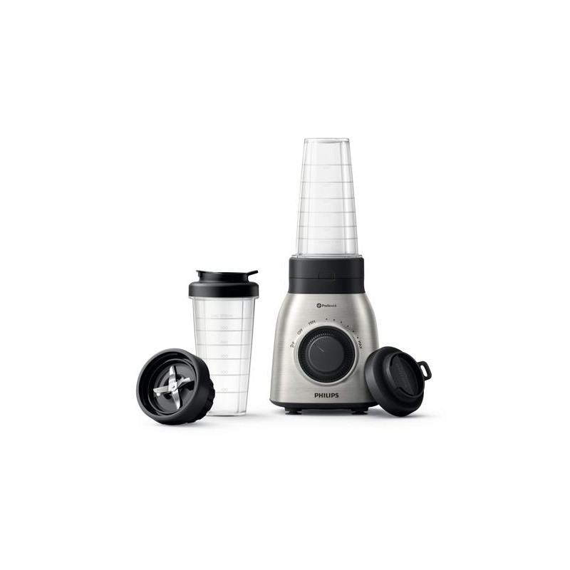 Philips Viva Collection HR3554 00 blender 0.6 L Tabletop blender 700 W Black Silver Mixers blenders Photopoint