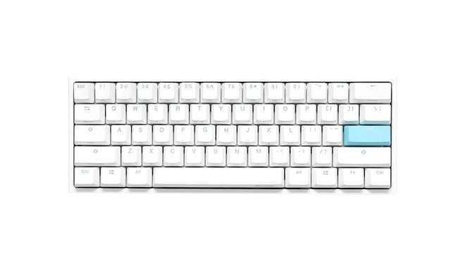 Ducky One 2 Mini Pure White RGB keyboard USB QWERTY English White, Blue